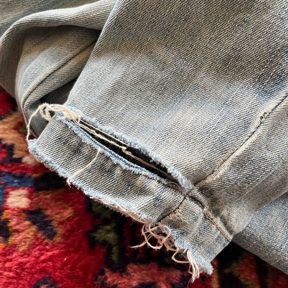 DISTRESSED DENIM JACKET - Picture 10 of 12